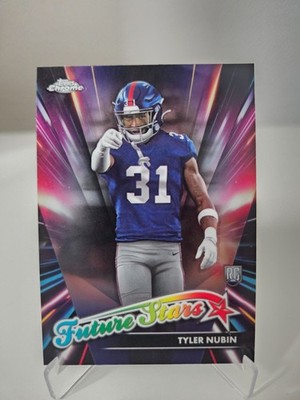 Tyler Nubin New York Giants Rookie 2024 Topps Chrome Future Stars #FS-18