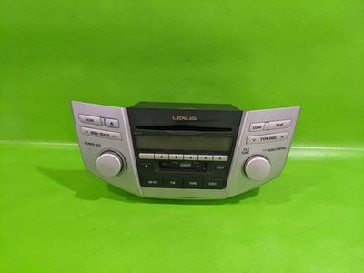 07-09 RX400H FACTORY RADIO RECIEVIER W/CASSETTE W/6 DISC CD OEM