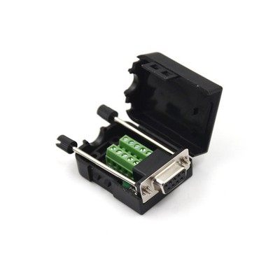 DB9 Stecker männlich weiblich 9-poliger Stecker Drahthülse RS232 RS485 Breako$g