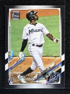 2021 Topps Black 69/70 Jazz Chisholm #538 Rookie RC 8yo