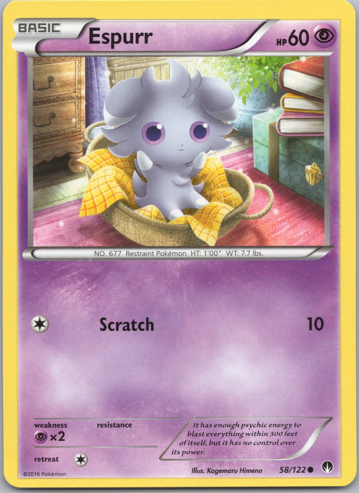 XY - BREAKpoint #58/122 Espurr