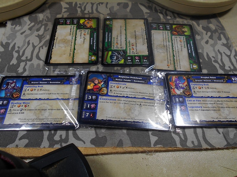  Upper Deck World of Warcraft Miniatures Game Cards Lot NIP 2009