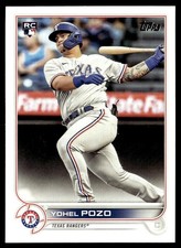 2022 Topps Yohel Pozo Rookie Texas Rangers #649