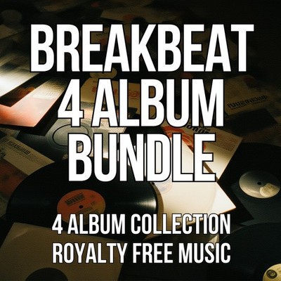 Breakbeat Bundle X4CD - Royalty Free - Free UK P&P