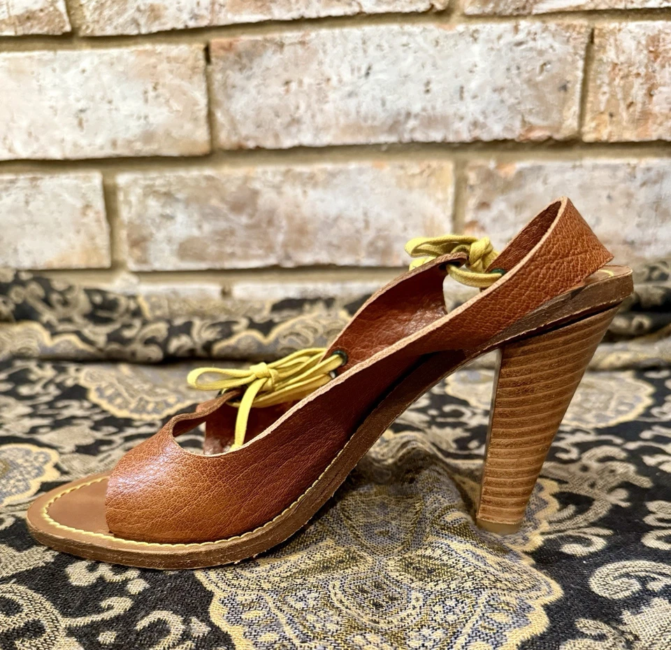 Georgina Goodman Tacones Italianos Cuero Talla 36 EE. UU. 5,5 Foto 4 de 4