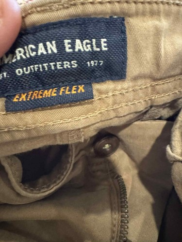 American Eagle Tan Khaki Chino Shorts – Size 35 - Picture 7 of 13