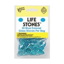 Koplow Life Stones Blue Glass Stones New