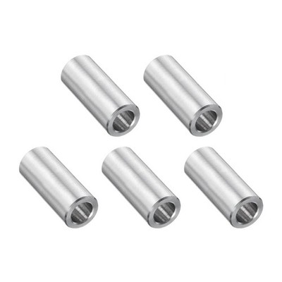 5Pack Stainless Steel Spacer 5/16'' Bore x 1/2'' OD x 1'' Length