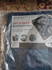 Tarp 5 MIL -All Purpose Weather Resistant - 8 Ft  x 10 ft. -Blue HFT — photo 2