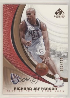 2005-06 SP Game Used Edition Bronze 12/100 Richard Jefferson #62 u6m