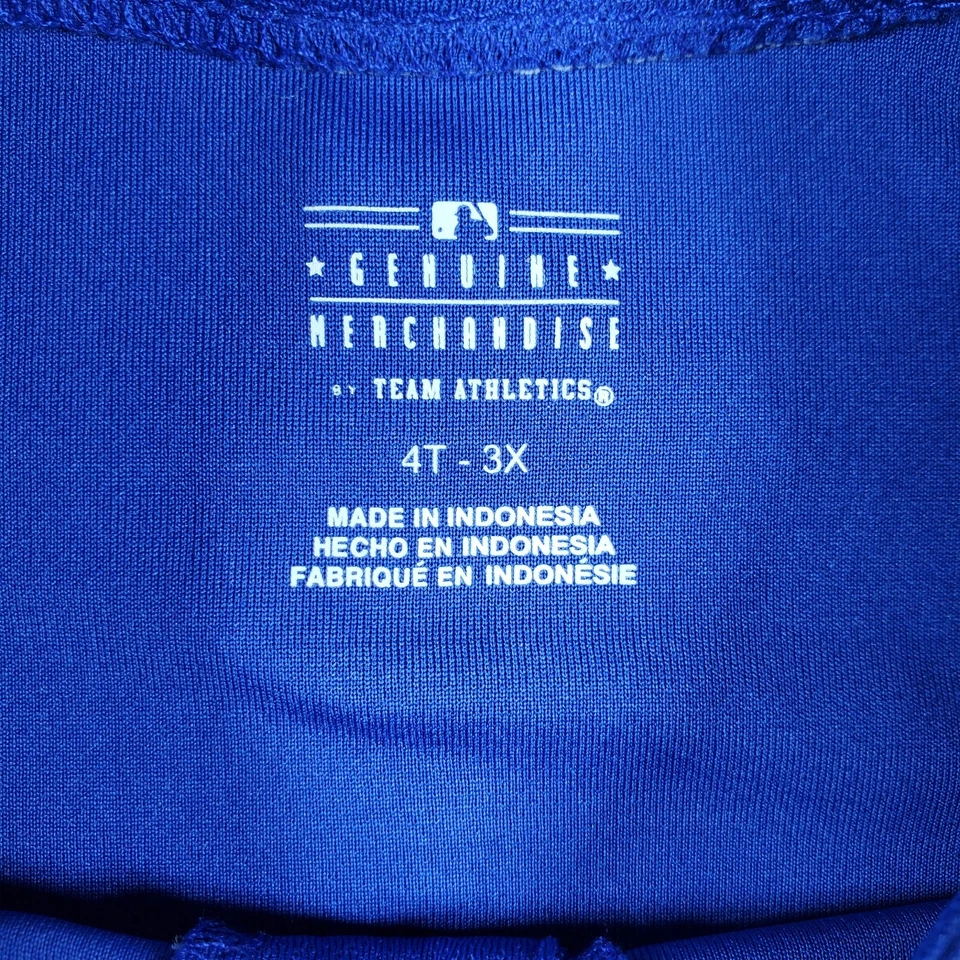 Camiseta deportiva de los Dodgers de Los Ángeles mercancía genuina niños talla 4T Foto 3 de 4