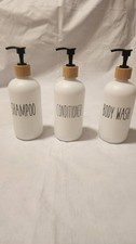 Shampoo, Conditioner and Body Wash Dispenser Set
