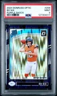 2024 Panini Donruss Optic - Rated Rookie Bo Nix #209 Purple Shock Prizm RC PSA 9