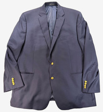 Ralph Lauren Navy Blue 2-Button Blazer / Sport Coat Approx Size 44R