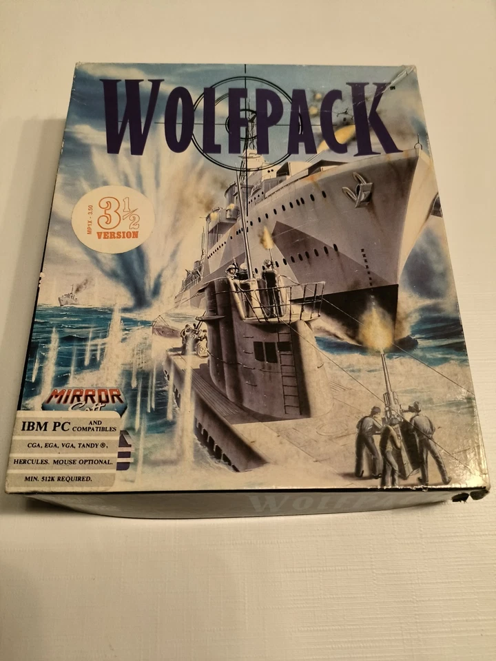 PC Spiel Wolfpack Diskette 1989 Original Version