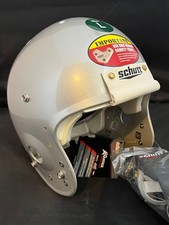 Vtg Schutt Youth Advantage NOS Pro Gloss Met Silver sz Large Football Helmet NEW