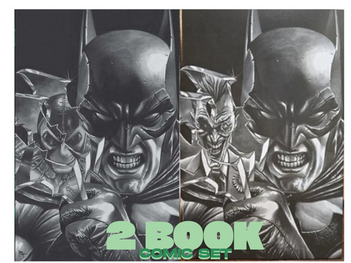 Batman #125 (2023) Mico Suayan Sketch Virgin Variant Set Joker Bane