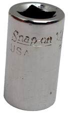 Snap-on TM11 11/32" Socket 6-Point Chrome Vintage Made in USA