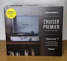 Crosley Cruiser Premier Vinyl Record Turntable Player Speaker - Tourmaline - NEW