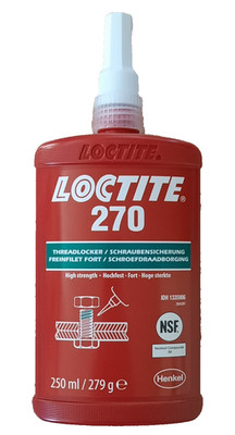 Loctite 270 Schraubensicherung hochfest 250 ml - MHD 09/2026 - EU-Ware