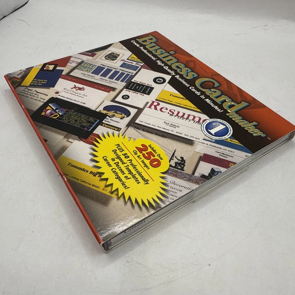 Vintage 2005 New Sealed Professional Business Card Maker Software Windows PC - Image 4 of 4