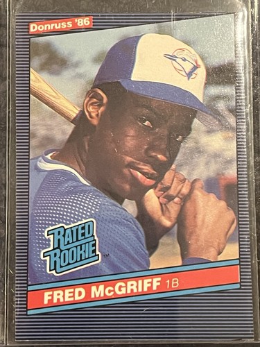 Fred McGriff #28 1986 Donruss card