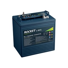 Rocket L-105 225Ah 6V Deep Cycle Golf Cart Battery - Replaces Trojan T-105 T-605