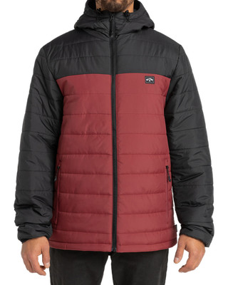 Herren Billabong Surf Check Steppjacke mit Kapuze S