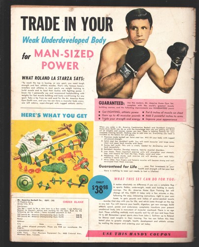 Inside Baseball 9/1953 - Weider - Eddie Matthews - Allie Reynolds - Duke Snider - Bild 2 von 2