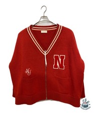 NEON SIGN Thick knit Size: 38 Red Men 897