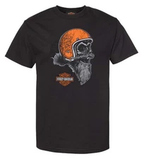 Harley-Davidson Men's Eternal Biker Cotton Short Sleeve T-Shirt, Black