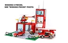 LEGO 6571 Flame Fighters Fire Station Helicopter Hook Ladder NEAR MINT