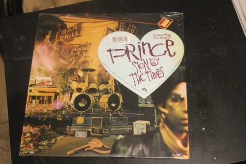 Prince Sign "O" The Times original 1987 LP w/sticker no cutout marks SEALED!