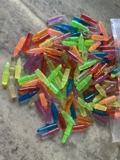 Lot Vintage 1980s Lite Brite Pegs 7/8 Inch Bag Mixed Colors Replacement 747 Pcs