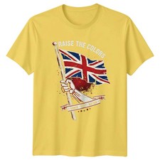 Raise The Colors Honor Duty Nation British Patriotism Mens Womens Graphic Tee