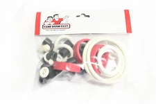 Data East Tommy Pinball Machine Replacement Repair Rubber Ring Kit White