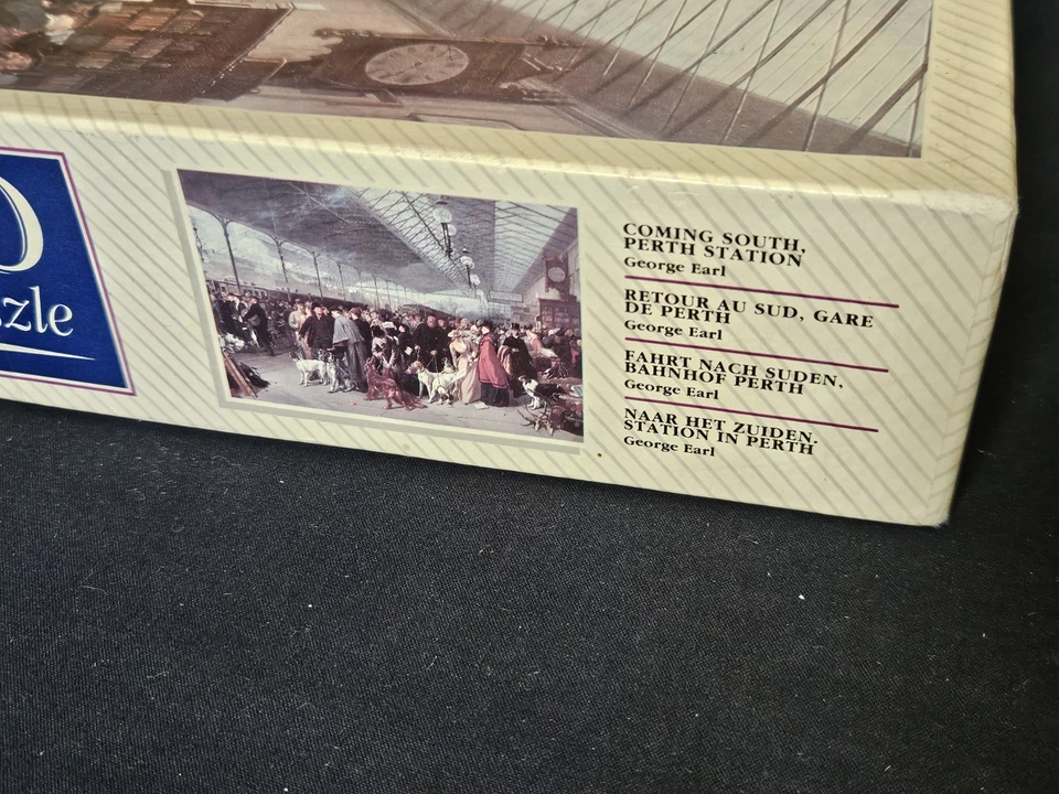 WADDINGTONS 4000 PIECE JIGSAW "COMING SOUTH, PERTH STATION : COMPLETE & SEALED - Image 4 of 4