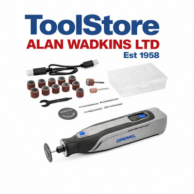 Dremel 8150-20 7,2 V Akku Rotationswerkzeug Multi-Tool Kit 2,0 Ah 20 Zubehör