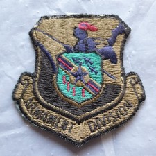 US Air Force Armament Division Patch USAF