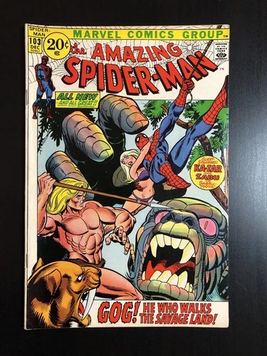 Amazing Spider-Man #103 VF+ 1st appearance Of Gog Marvel Comics 1971