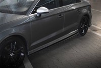 Seitenschweller Ansatz (Paar) Passend FüR Audi S3 / A3 S-Line Limousine 8V Schwa