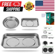 Magnetic Tray Holder 3pc,for Socket Screw Nuts Bolts Metal Parts,Extra Strong...