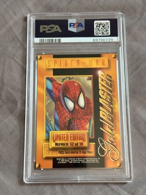 1995 Marvel Metal Spider-Man Gold Blaster #12 PSA 9 | eBay