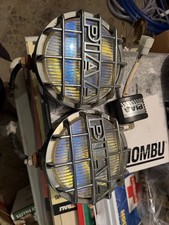 Vintage Piaa 520 Chrome Ion Crystal 6 Drivingfog Lights Pair W Guards Relay