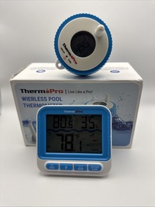 ThermoPro Digital Pool Thermometer Floating Easy Read, 500ft Wireless,  TP211B