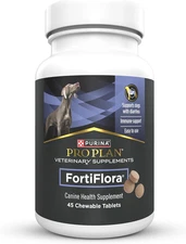 Purina Pro Plan Veterinary Supplements Fortiflora Probiotics for Dogs Chewable T