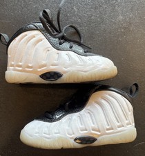 Nike Little Posite One Shoes Toddler Size 6C White Foamposite Kids DV2240-100