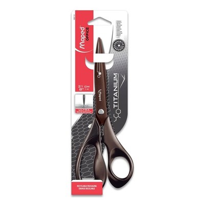 Maped - Expert Titanium Eco-Friendly 8.25 Inch Scissors - Precise Cutting - R...