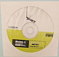 Linksys Wireless-G PCI Adapter Model WMP54G Ver 4.51 GHz 802.11g Wizard Setup CD