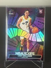 2024-25 Hoops Hipnotized Cody Williams Rookie Card . Short Print. Jazz.